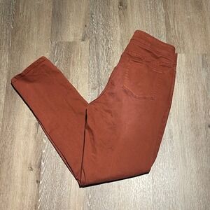 Soft Surroundings Womens Pull On Jegging Pants Size S Orange Comfort Stretch EUC